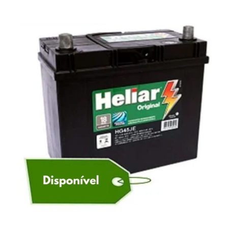 Bateria Heliar 50Ah ou 45Ah - HF50JD/ HG45JE