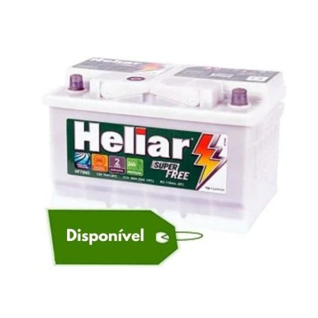 Bateria Heliar Super Free 70Ah - HF70ND