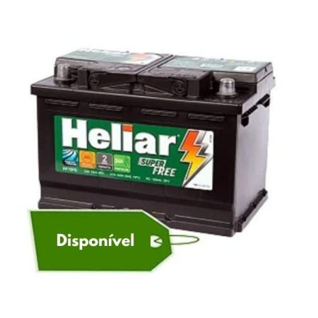 Bateria Heliar Super Free 75Ah - HF75PD (Cx.Alta)